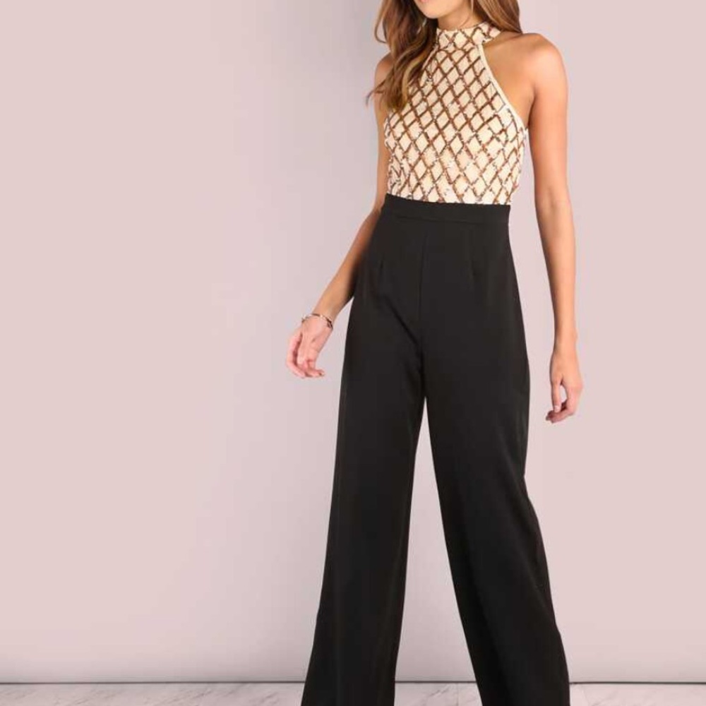 SheIn sequin jumpsuit